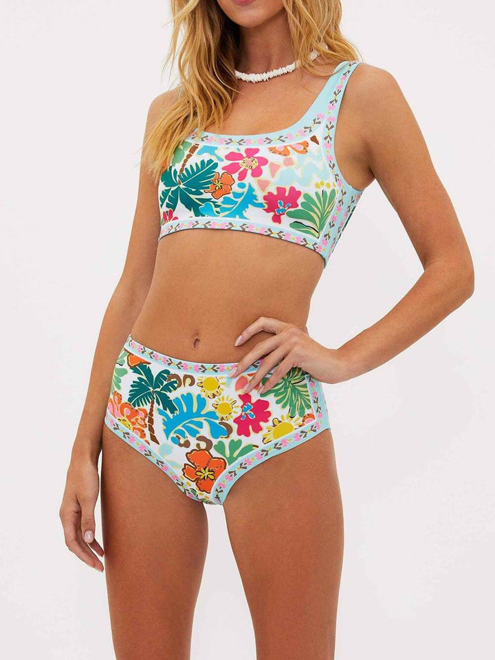 Emmie - Supported Floral Stretch Bikini