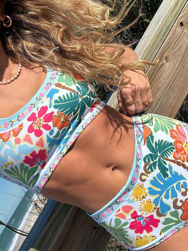 Emmie - Supported Floral Stretch Bikini