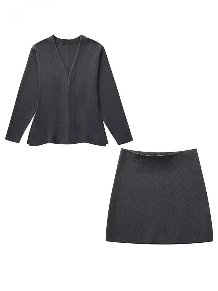 Leni - Tailored Blazer & Skirt Two-Piece Set