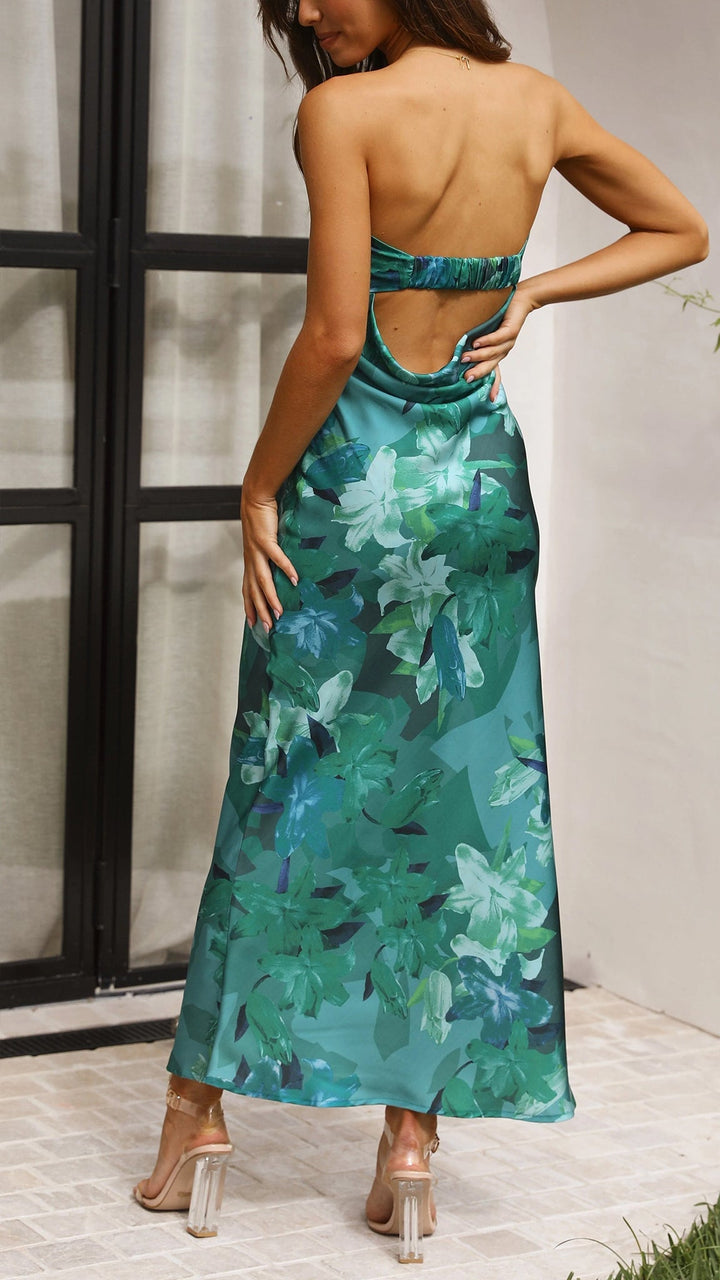 Amaris - Sleeveless Floral Maxi Dress