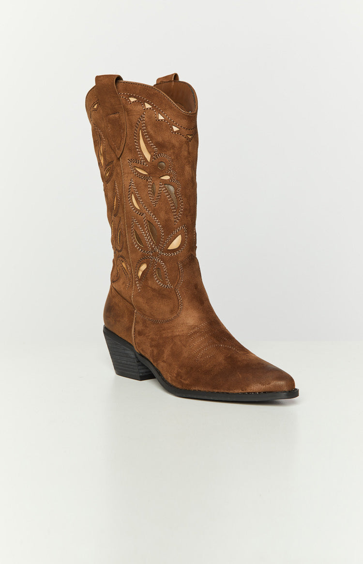 Selina - Embroidered Cowboy Boots