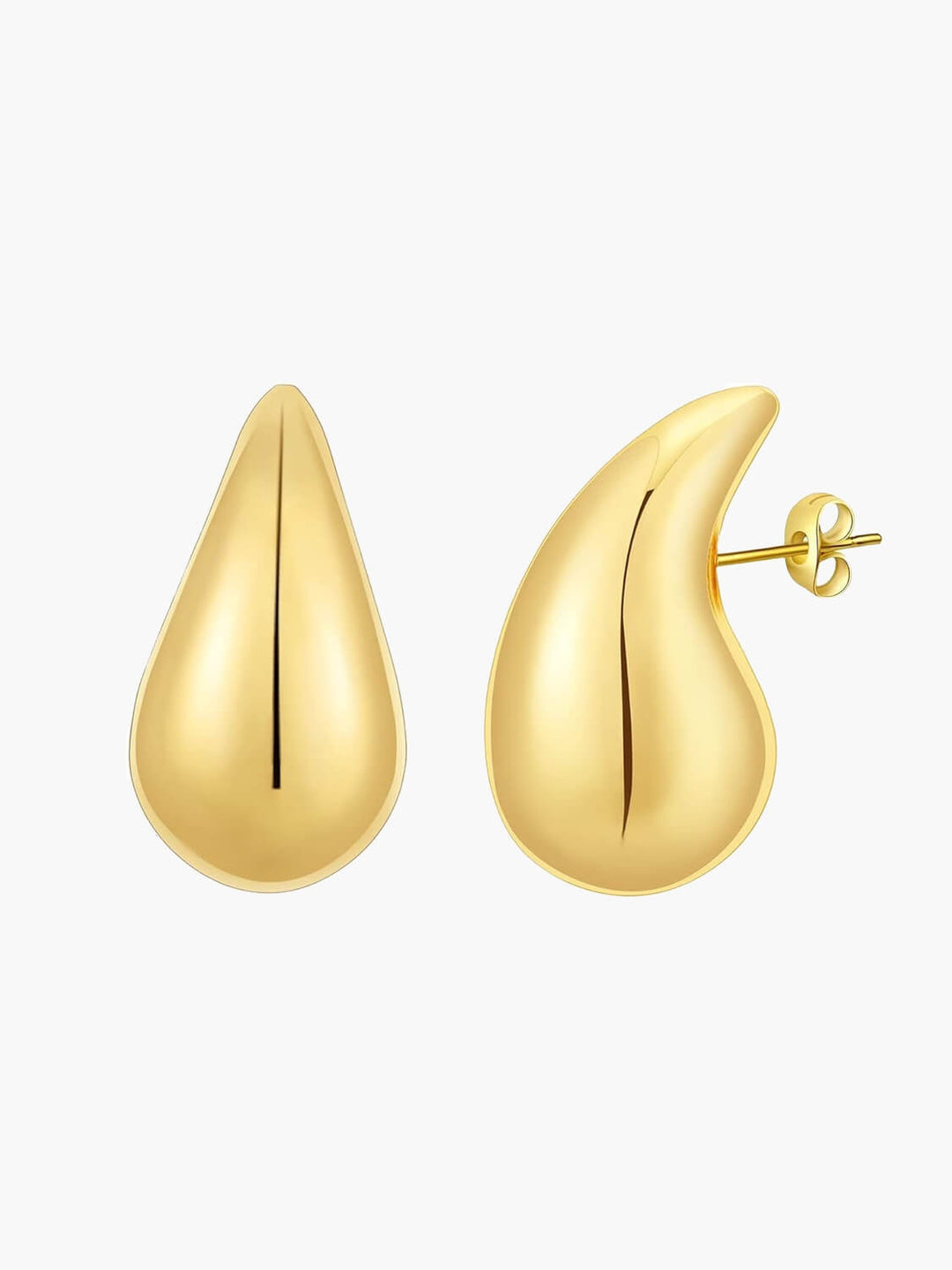 Elowen - 14k Gold Pleated Earrings